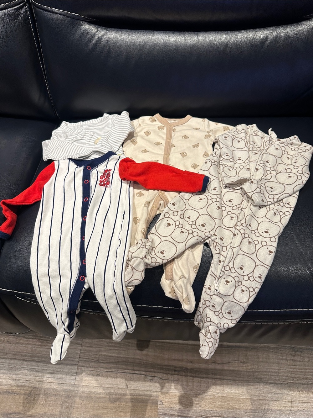 LOT - Baby Boy’s Pajamas & Outfits 0-6M